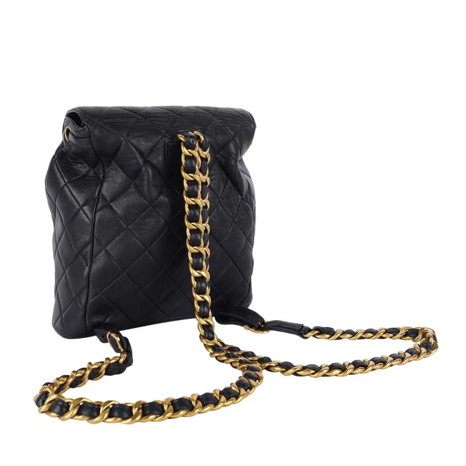 Duma Quilted Lambskin Leather Backpack
