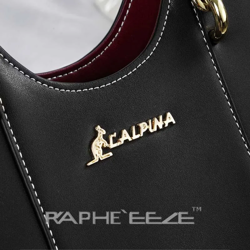 Elegant & Stylish Tote Handbag for Woman - Black Midi Size