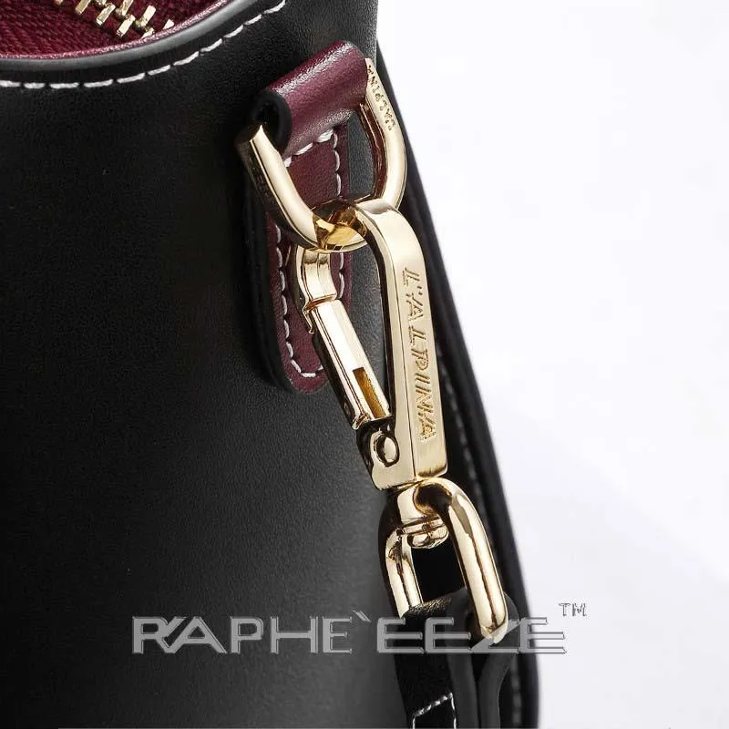 Elegant & Stylish Tote Handbag for Woman - Black Midi Size