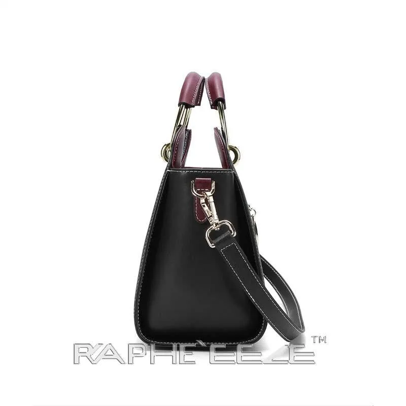 Elegant & Stylish Tote Handbag for Woman - Black Midi Size