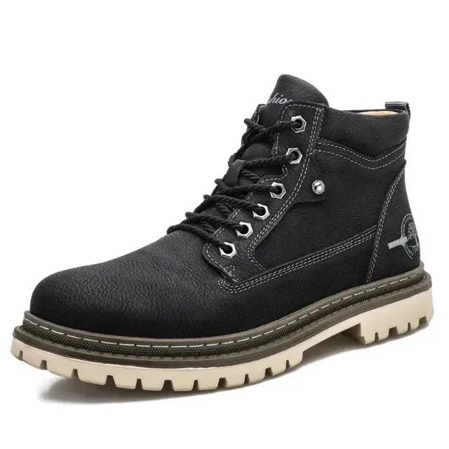 Elegant high quality fine leather boots