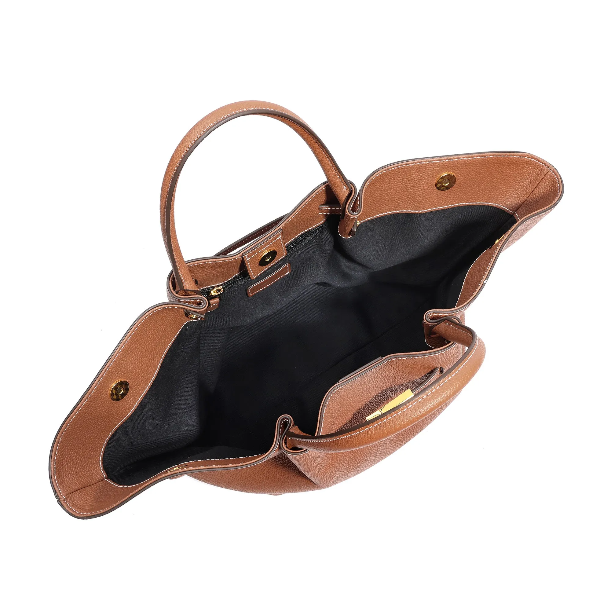 Elegant Leather Tote Bag