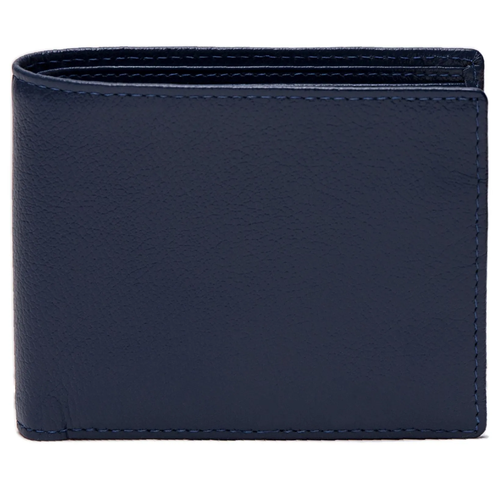 Ettinger Capra Billfold Wallet with 6 Credit Card Slots, Marine Blue