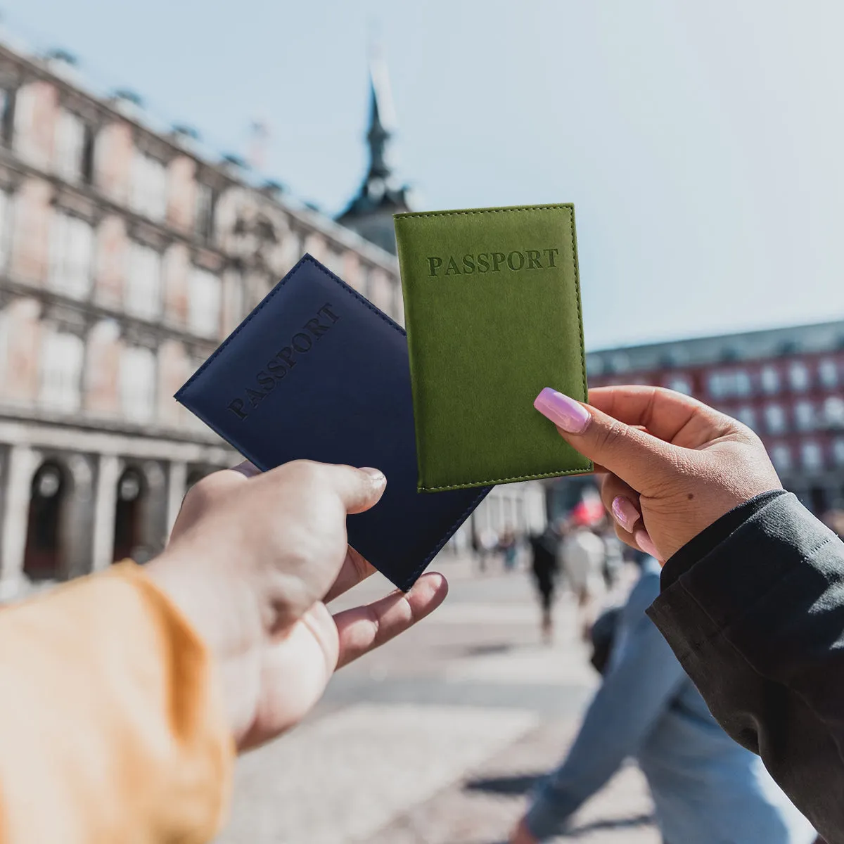 Faux Leather Passport Protector