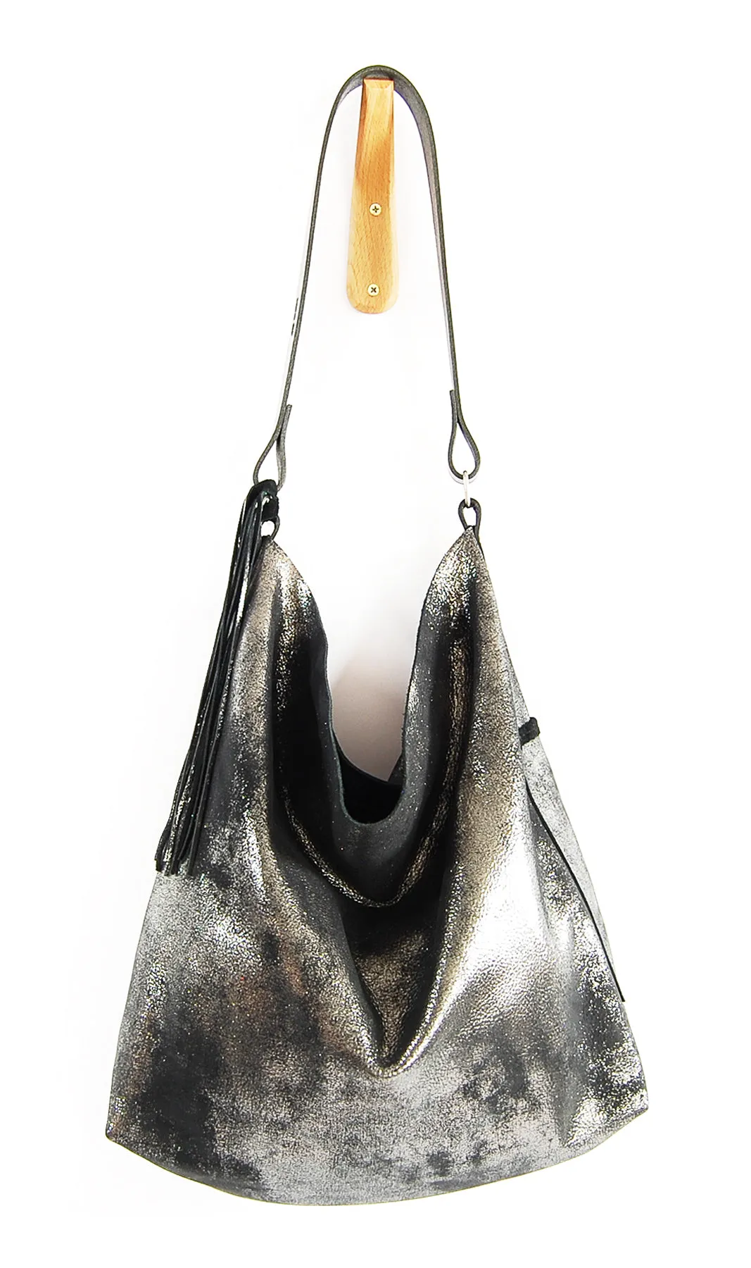 Febe Hobo Black Platinum