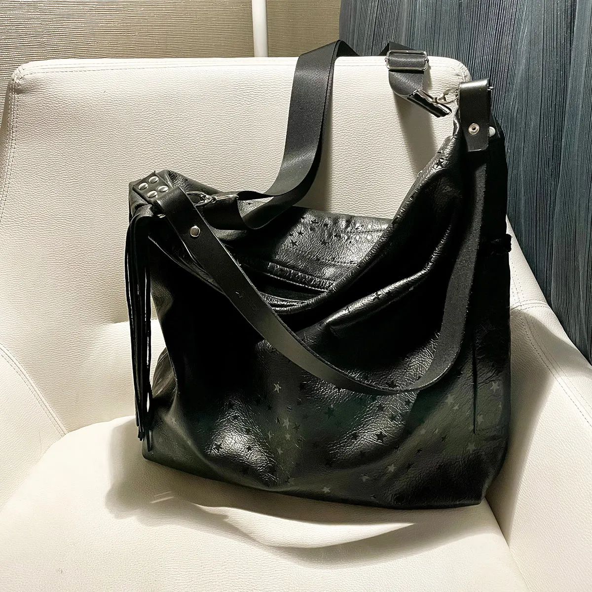 Febe Hobo Black Platinum
