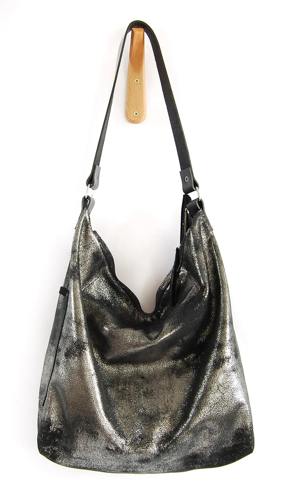 Febe Hobo Black Platinum