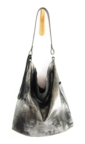 Febe Hobo Black Platinum