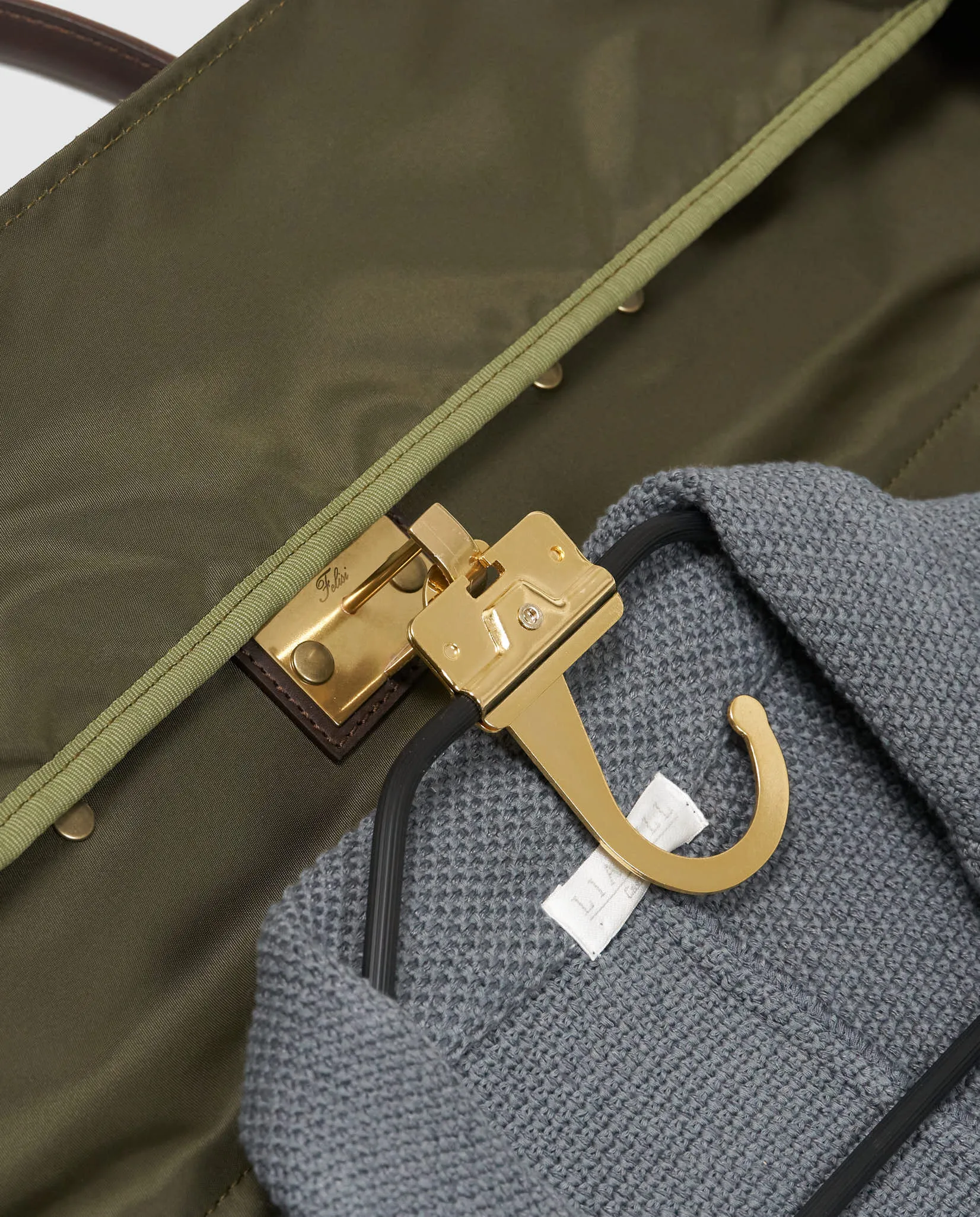 Felisi Exclusive Canvas Double Carrying Suitcase Bag