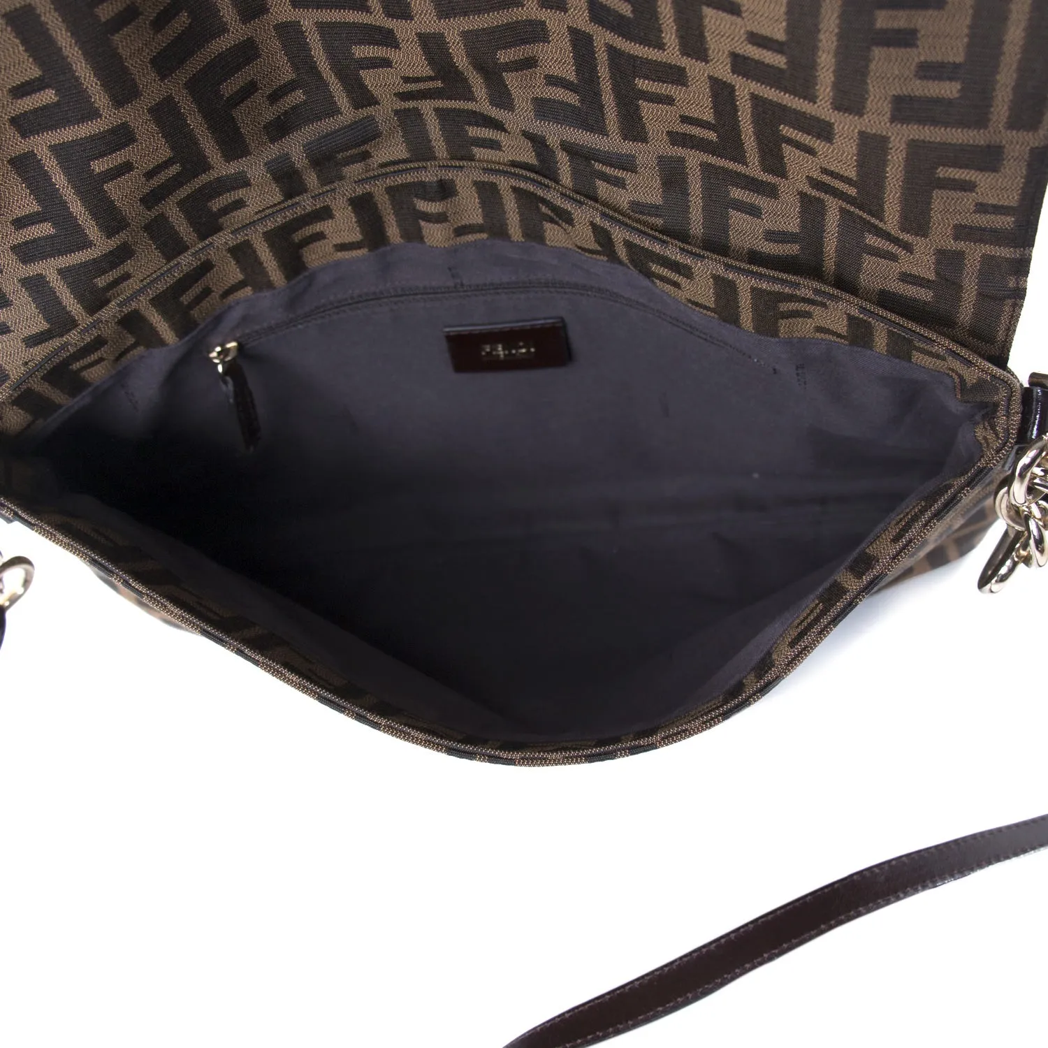 Fendi Zucca Canvas Cross Body Bag