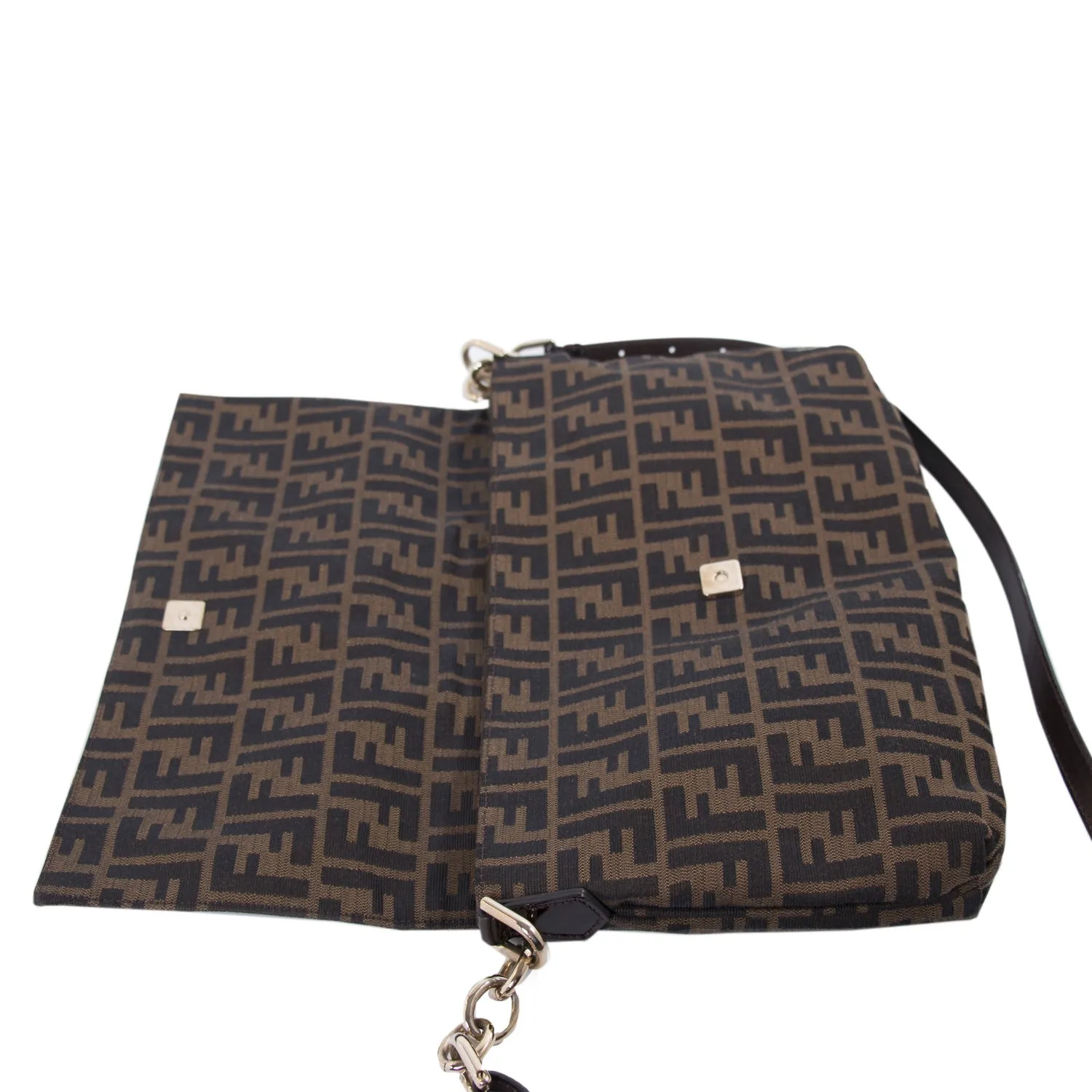 Fendi Zucca Canvas Cross Body Bag