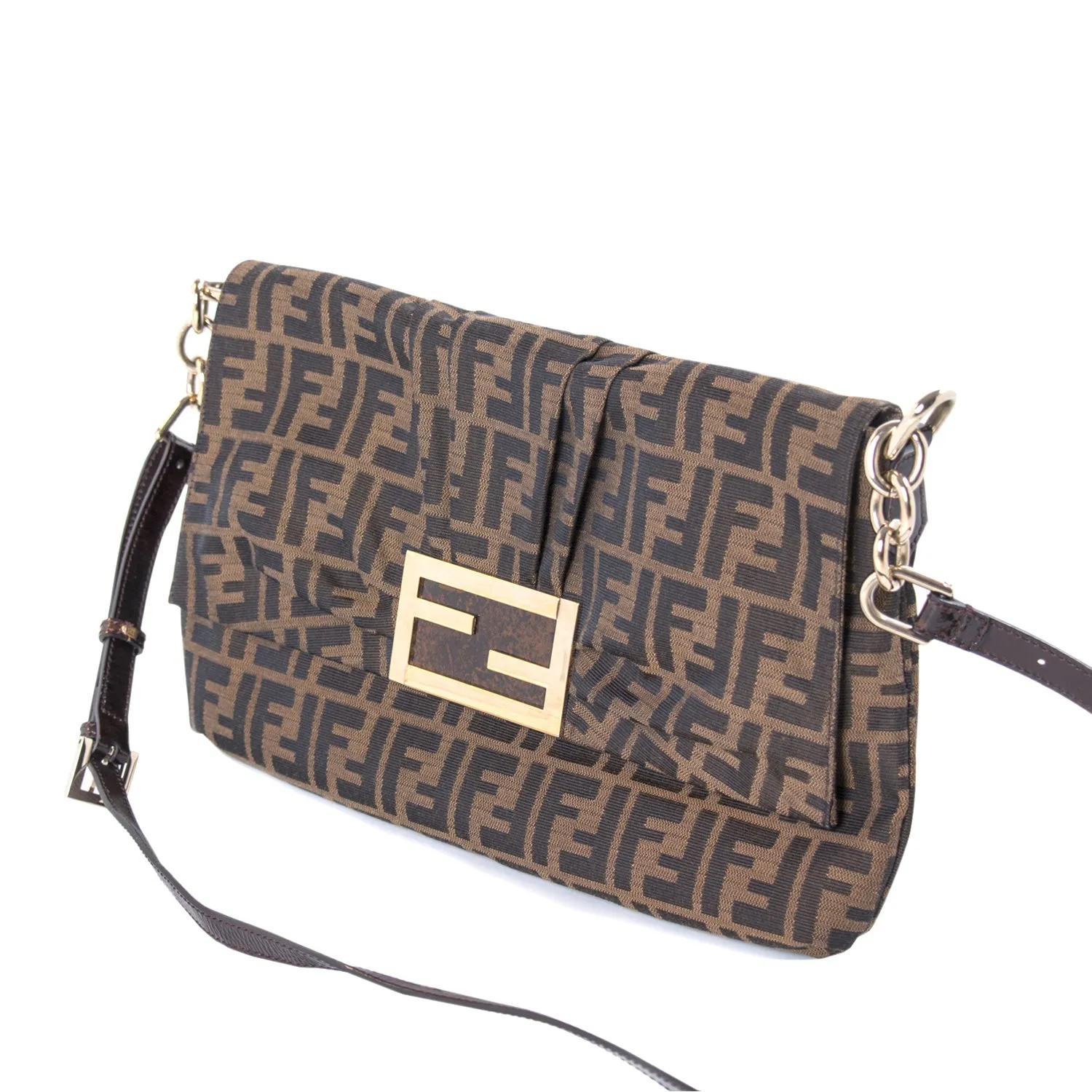 Fendi Zucca Canvas Cross Body Bag