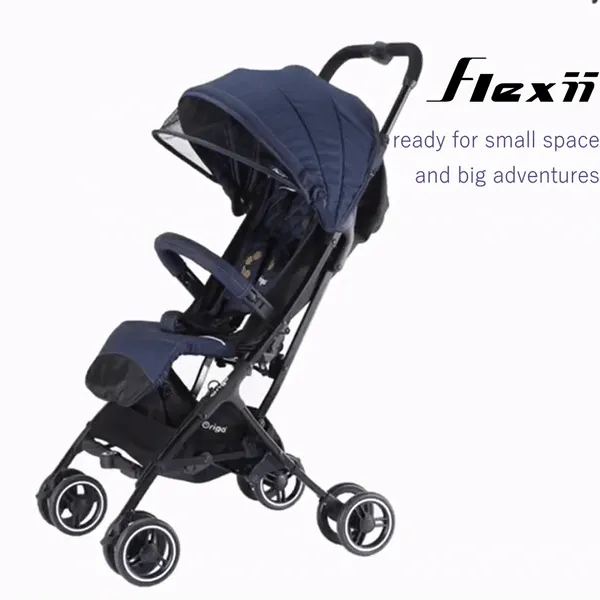 FLEXII BACKPACK STROLLER - WAGTAIL GREY (Get a free Cupholder, Mosquito Net and Raincover)