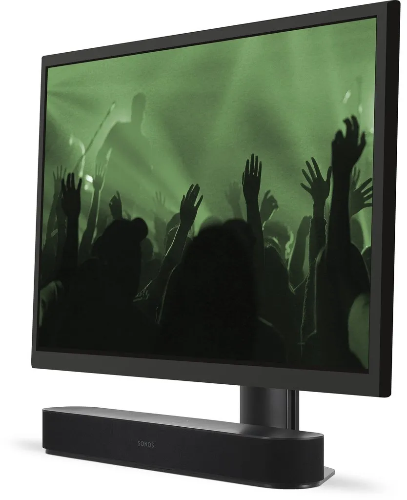 FLEXSON Adjustable TV Stand for SONOS BEAM (Black)
