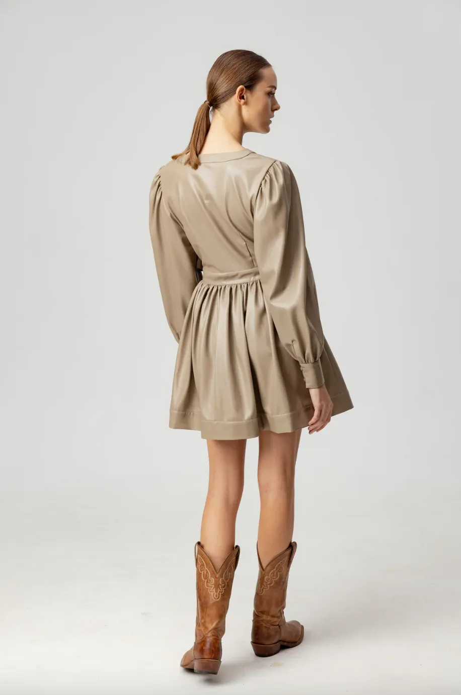 Flora Dress-Mushroom