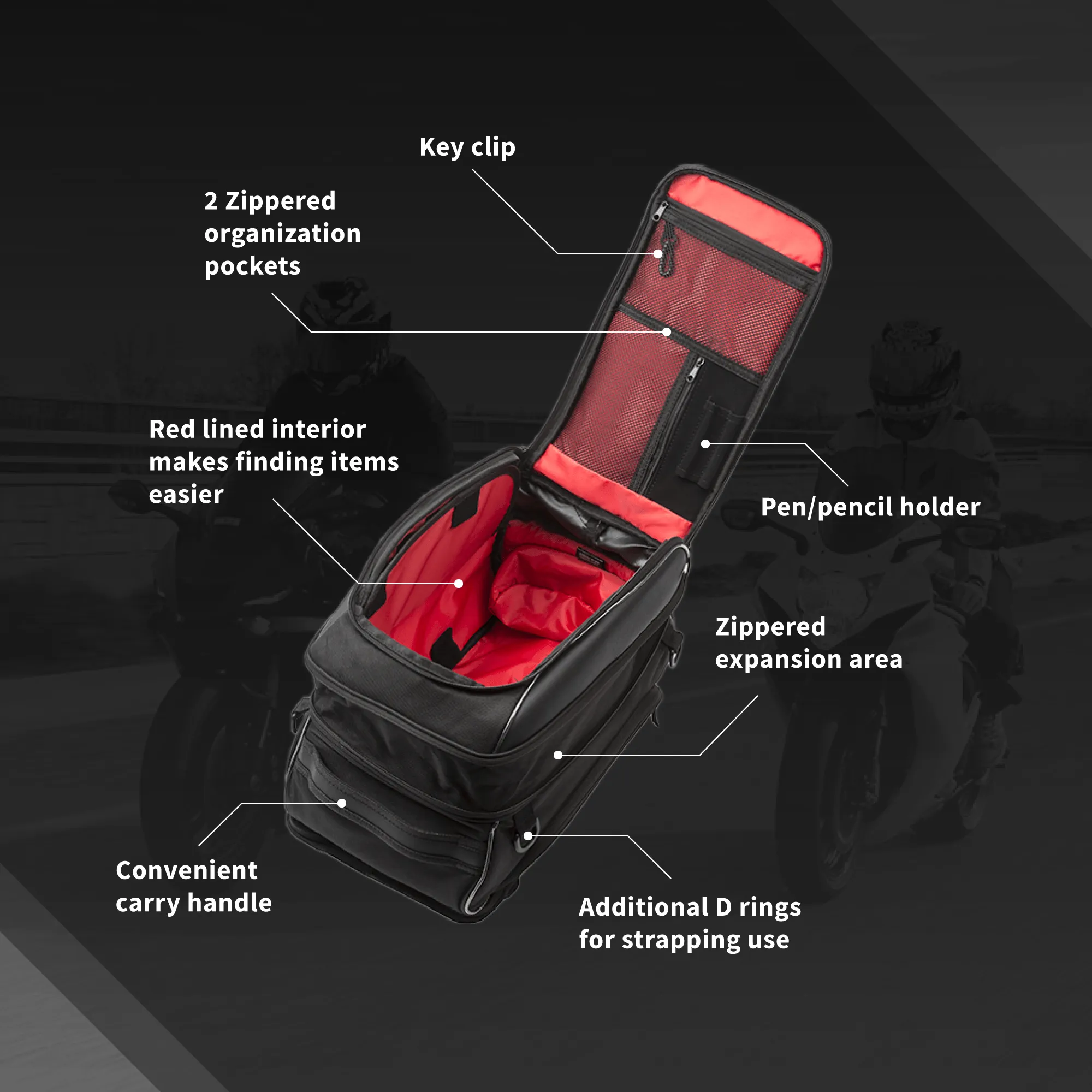 FLY RACING #6245 479-10~500 Tail Bag