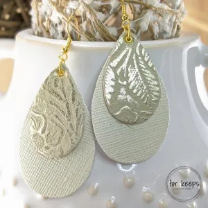 For Keeps Medium/Small Teardrop Earrings