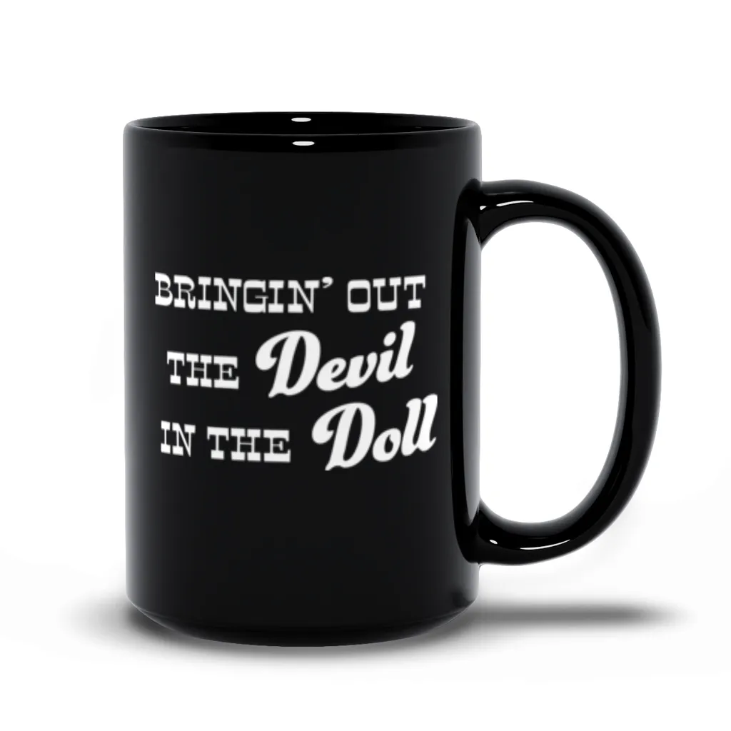 For the Serious Drinker Mug - Black 15oz.