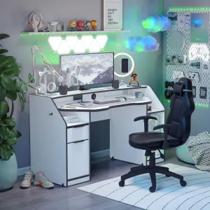 Gaming Desk White