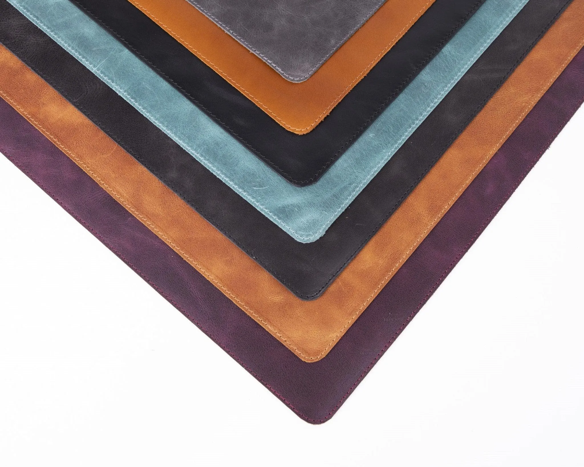 Genuine Leather Desk Mat 37x80