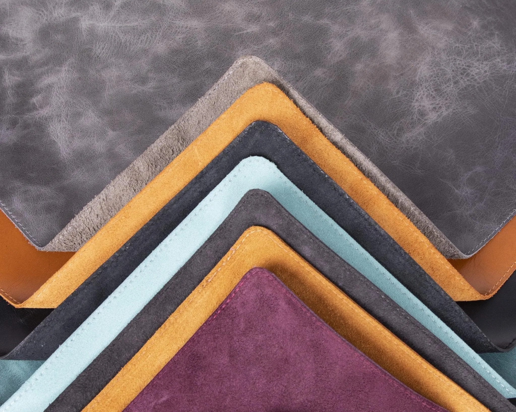 Genuine Leather Desk Mat 37x80