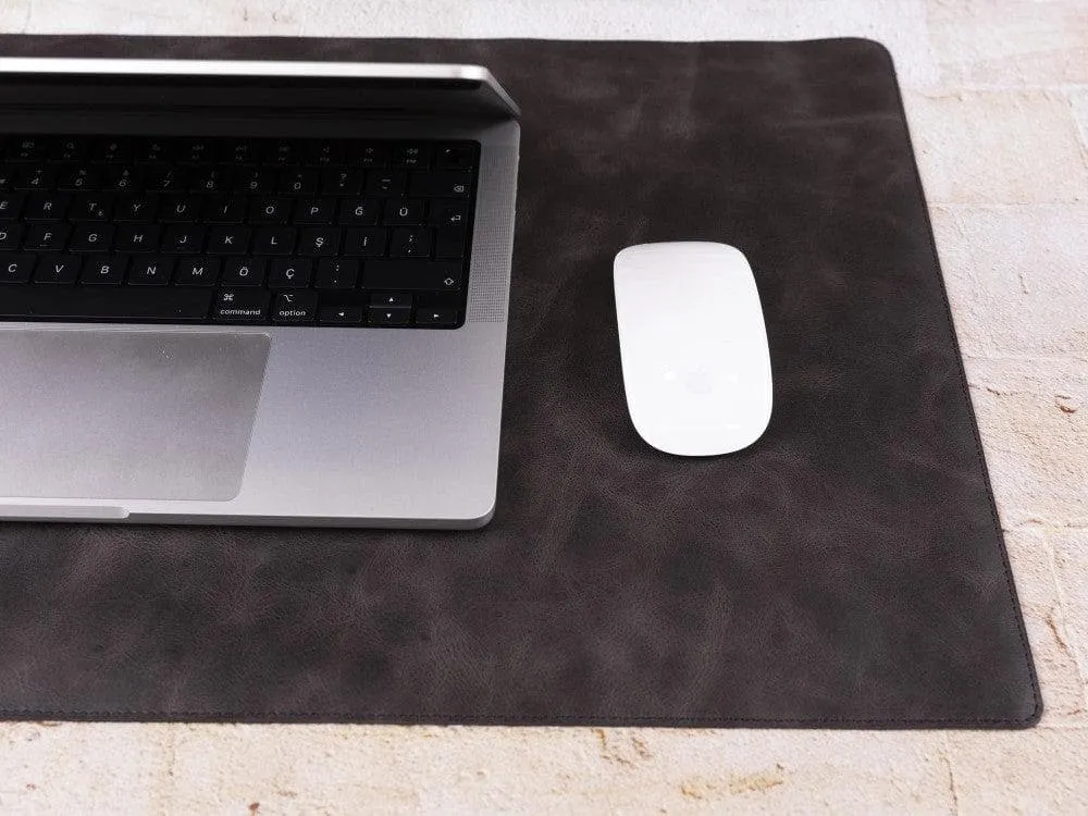 Genuine Leather Desk Mat 37x80