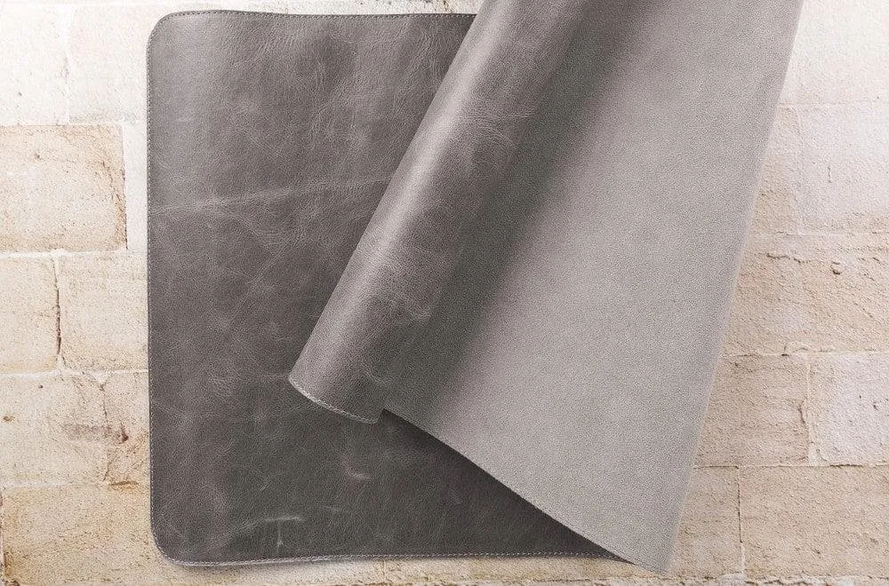 Genuine Leather Desk Mat 37x80
