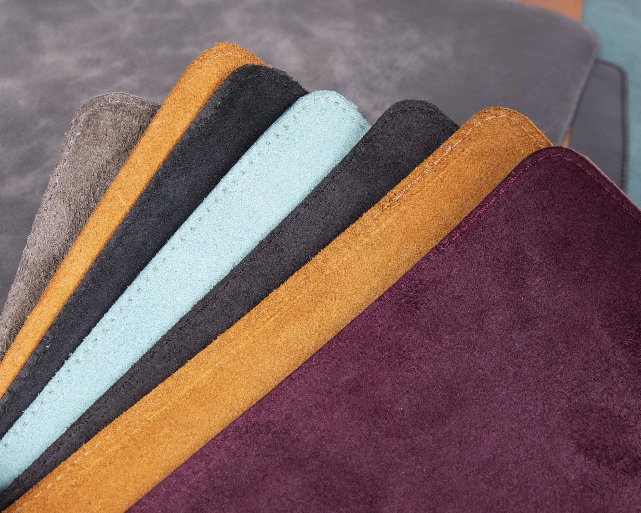 Genuine Leather Desk Mat 37x80