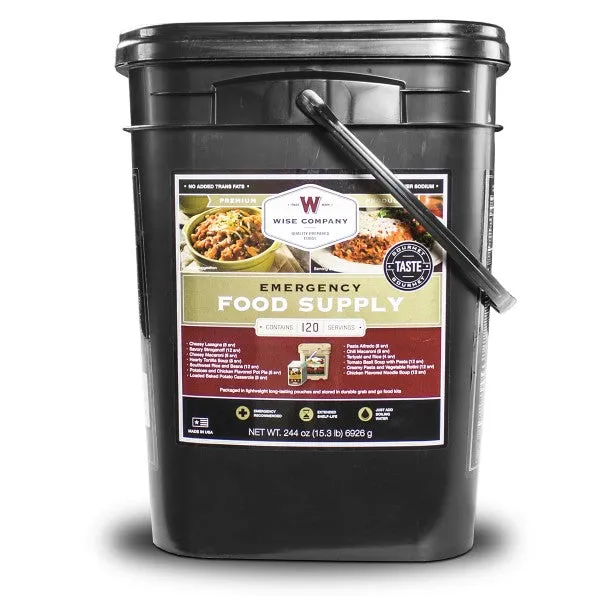 Grab and Go - Emergency Freeze Dried Entrees - 120 Servings