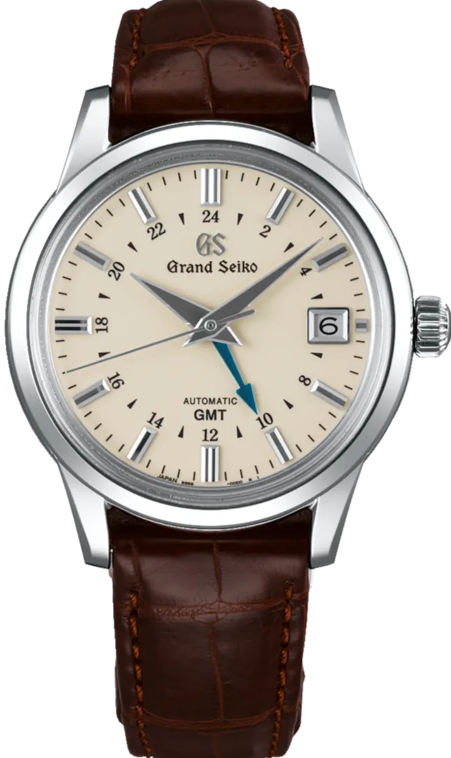 Grand Seiko Elegance Collection Mechanical Automatic GMT Ivory Dial SBGM221