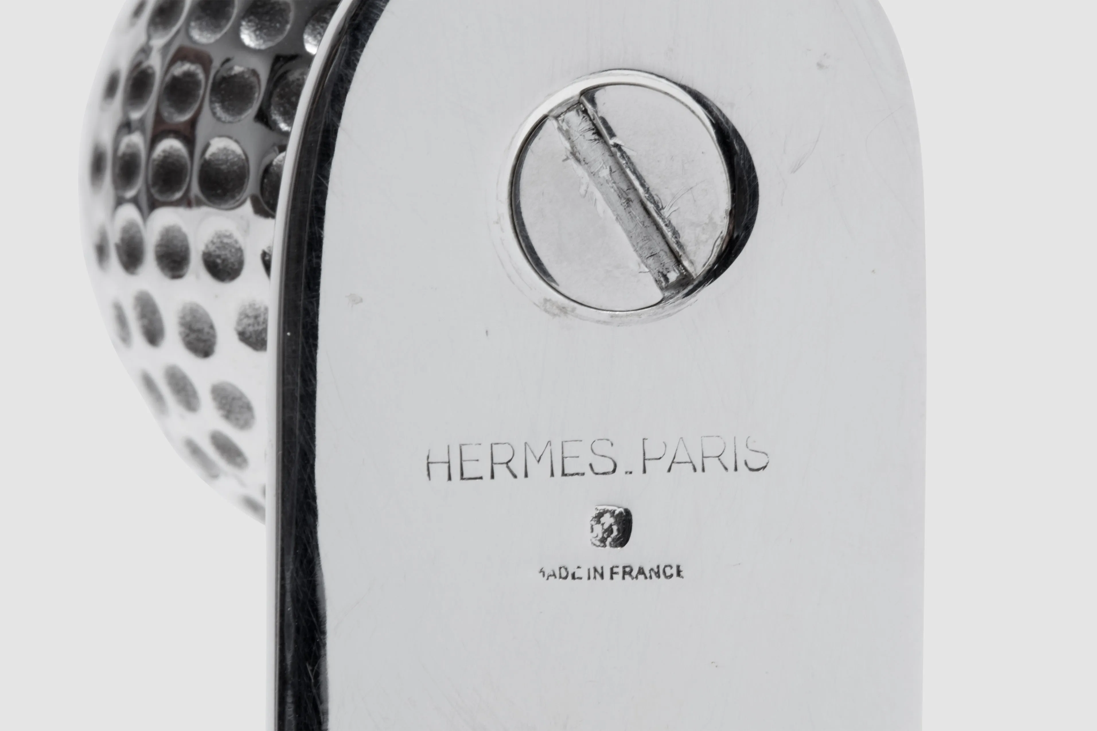 Hermès Golf Ball Paper Weight with Magnifying Glass