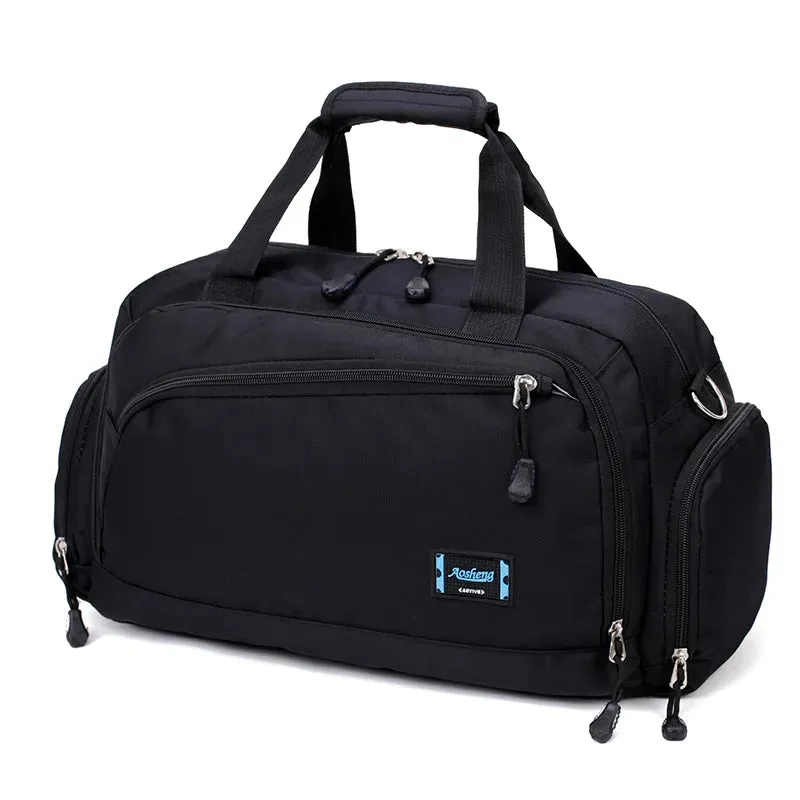 Hot Waterproof Nylon Travel Handbag Men Fashion Carry On Weekend Bags Vintage casual Duffel Shoulder Bags women Overnight Bag