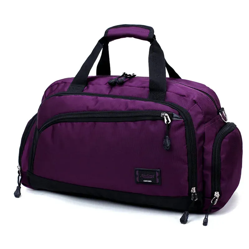 Hot Waterproof Nylon Travel Handbag Men Fashion Carry On Weekend Bags Vintage casual Duffel Shoulder Bags women Overnight Bag