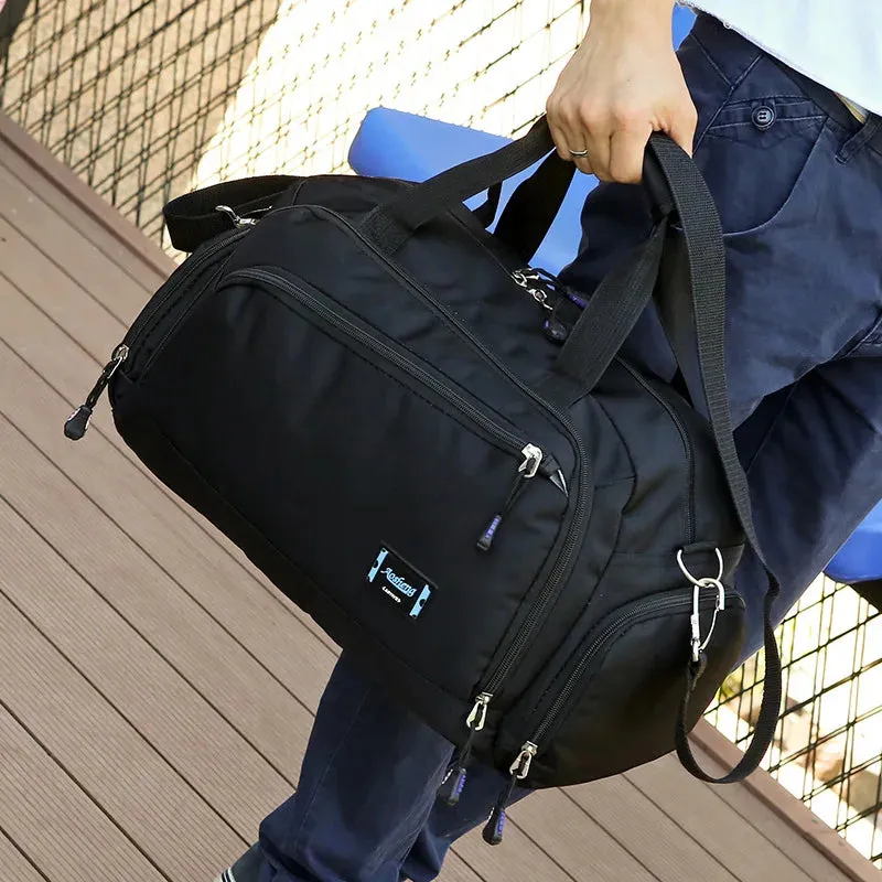 Hot Waterproof Nylon Travel Handbag Men Fashion Carry On Weekend Bags Vintage casual Duffel Shoulder Bags women Overnight Bag