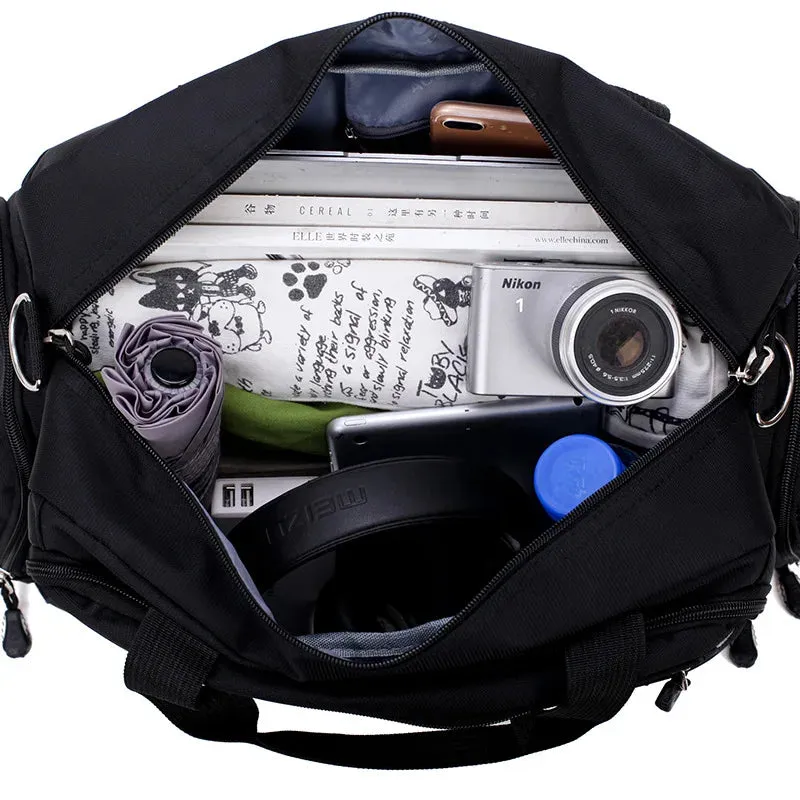 Hot Waterproof Nylon Travel Handbag Men Fashion Carry On Weekend Bags Vintage casual Duffel Shoulder Bags women Overnight Bag