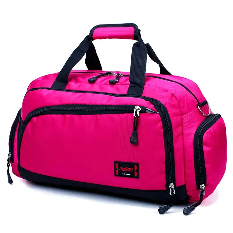 Hot Waterproof Nylon Travel Handbag Men Fashion Carry On Weekend Bags Vintage casual Duffel Shoulder Bags women Overnight Bag