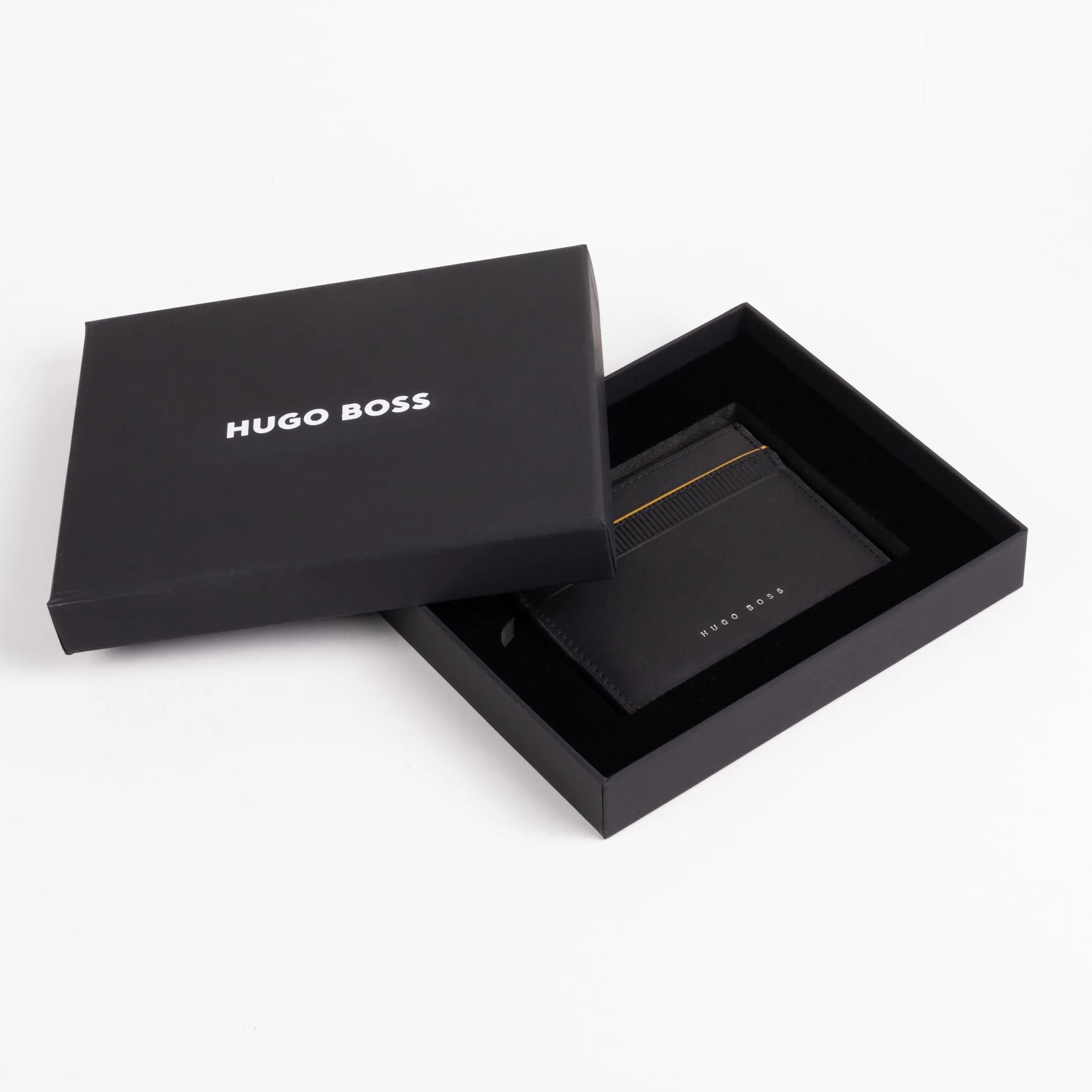HUGO BOSS HLC207S-Card holder Gear Black Yellow