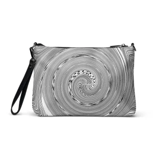 Illusions Psychedelic Black & White Crossbody Bag