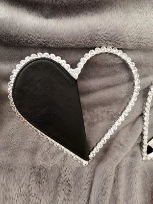 Inlay Zircon Heart Banquet Handbag MNBF059