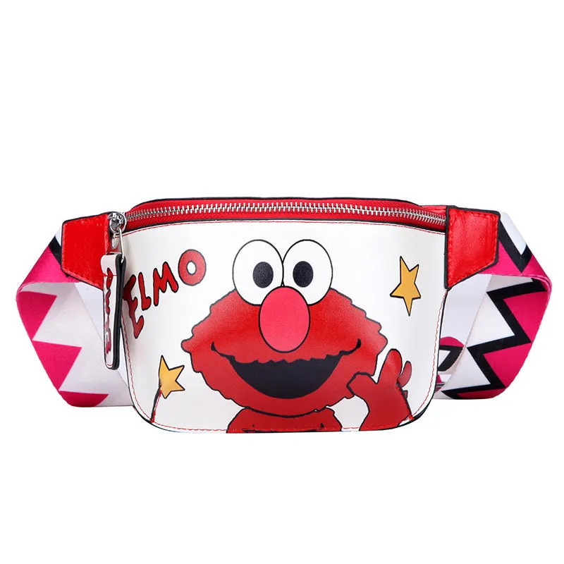 INSTOCK-Cartoon chest bag women messenger bag