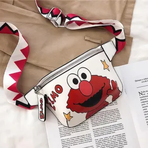 INSTOCK-Cartoon chest bag women messenger bag