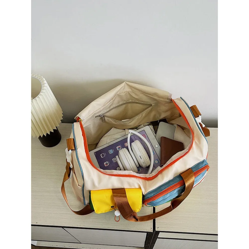 INSTOCK-Contrast color dopamine travel bag