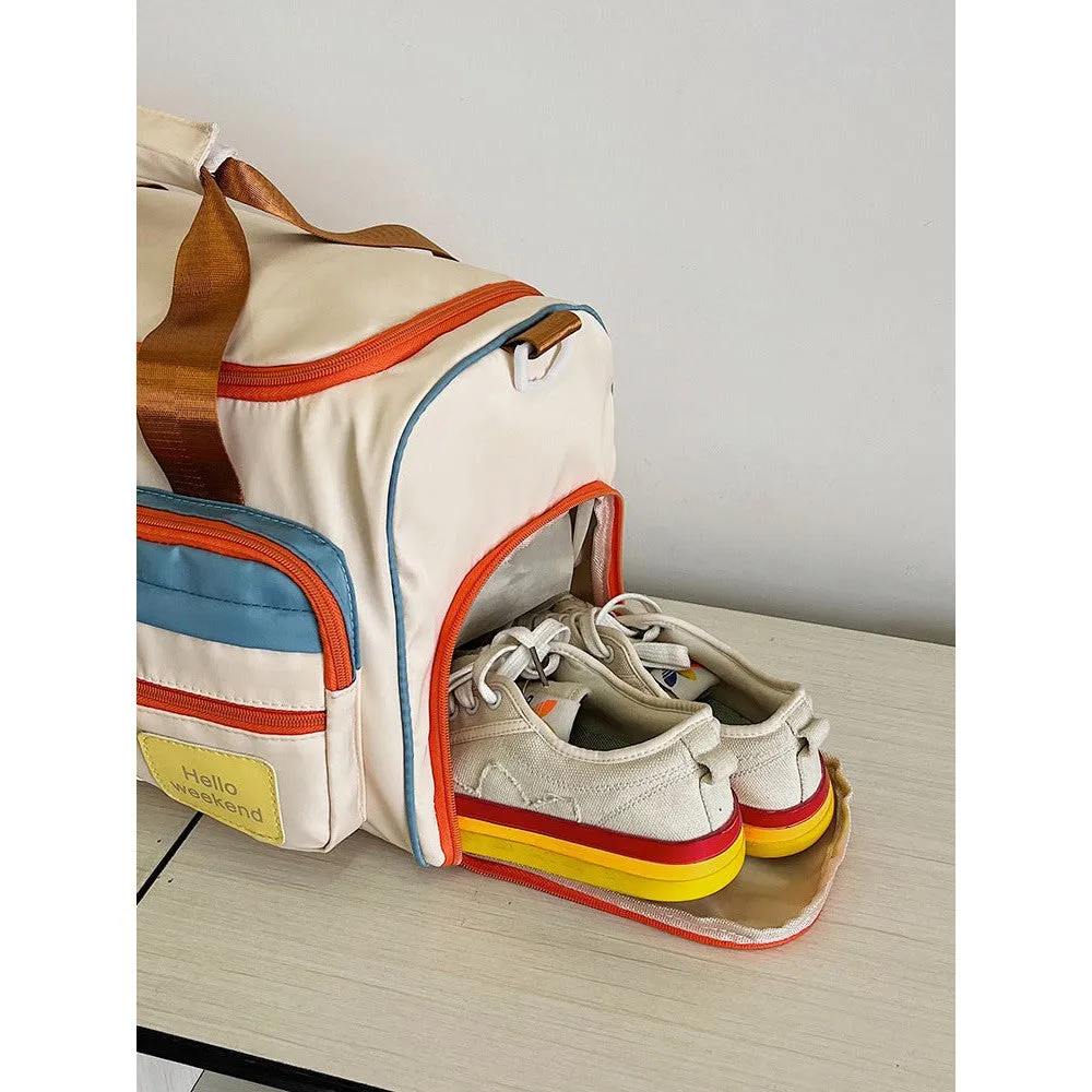 INSTOCK-Contrast color dopamine travel bag
