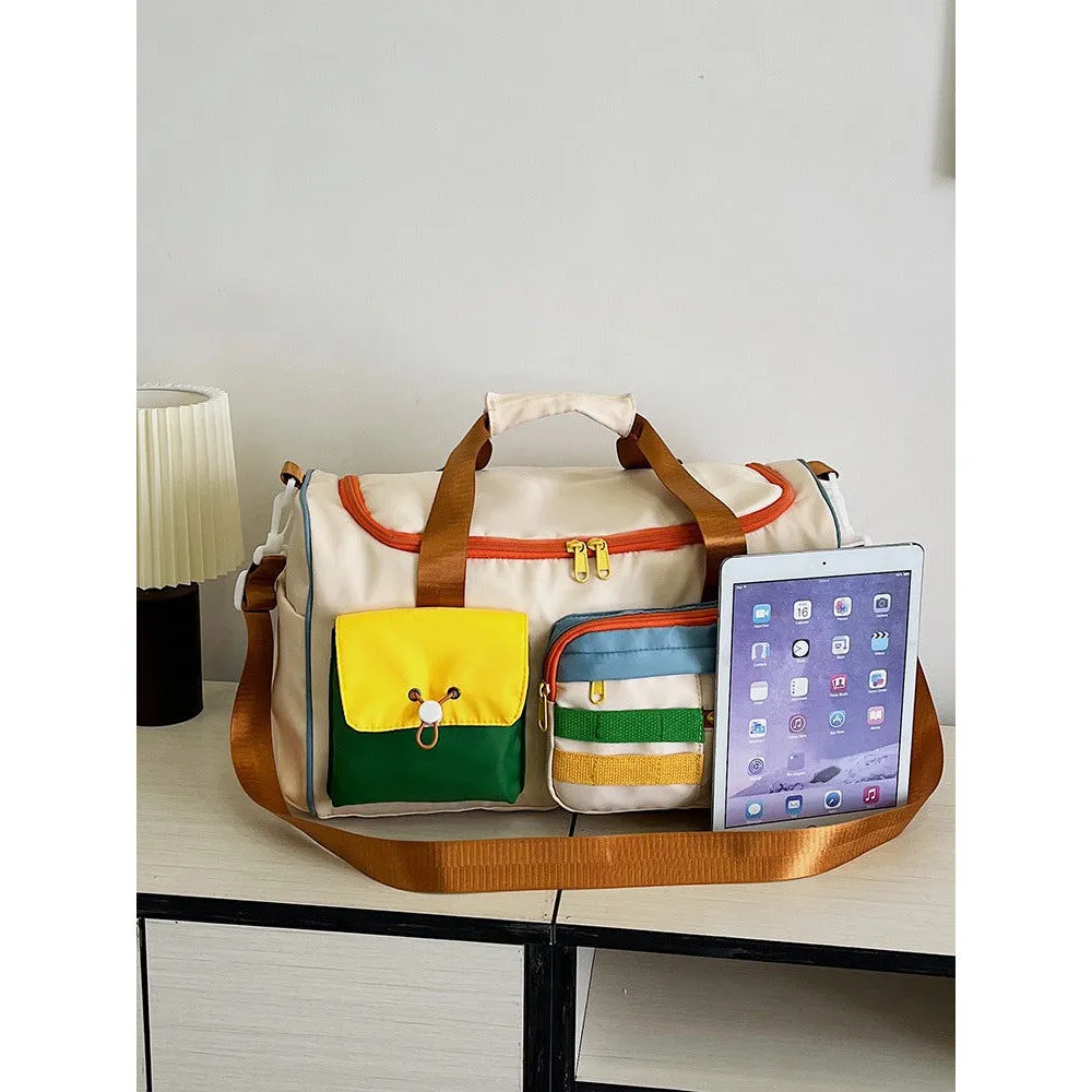 INSTOCK-Contrast color dopamine travel bag
