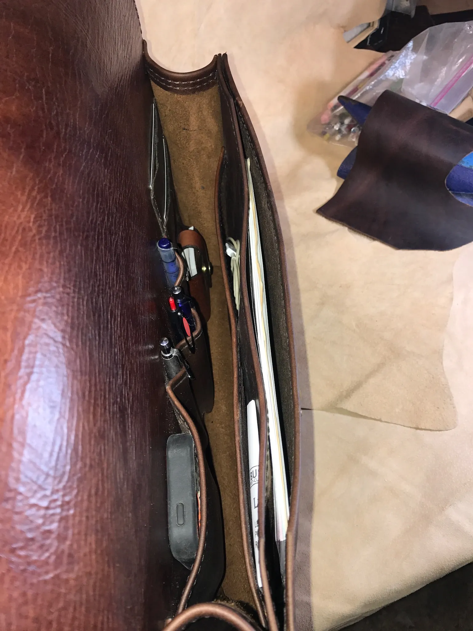 Leather Breifcase-Laptop Bag