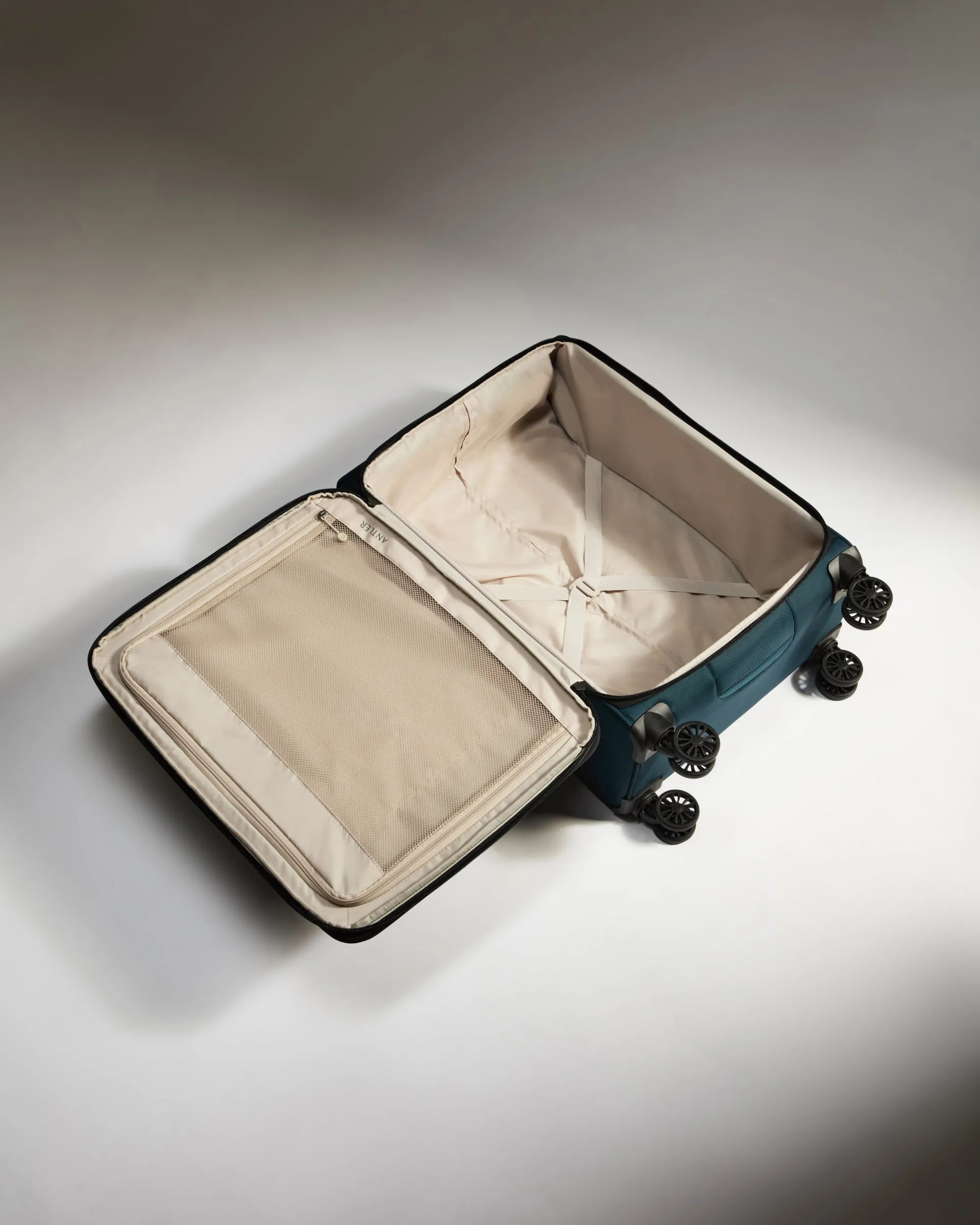 Lightest Carry-on Luggage Set in Indigo - Soft Stripe