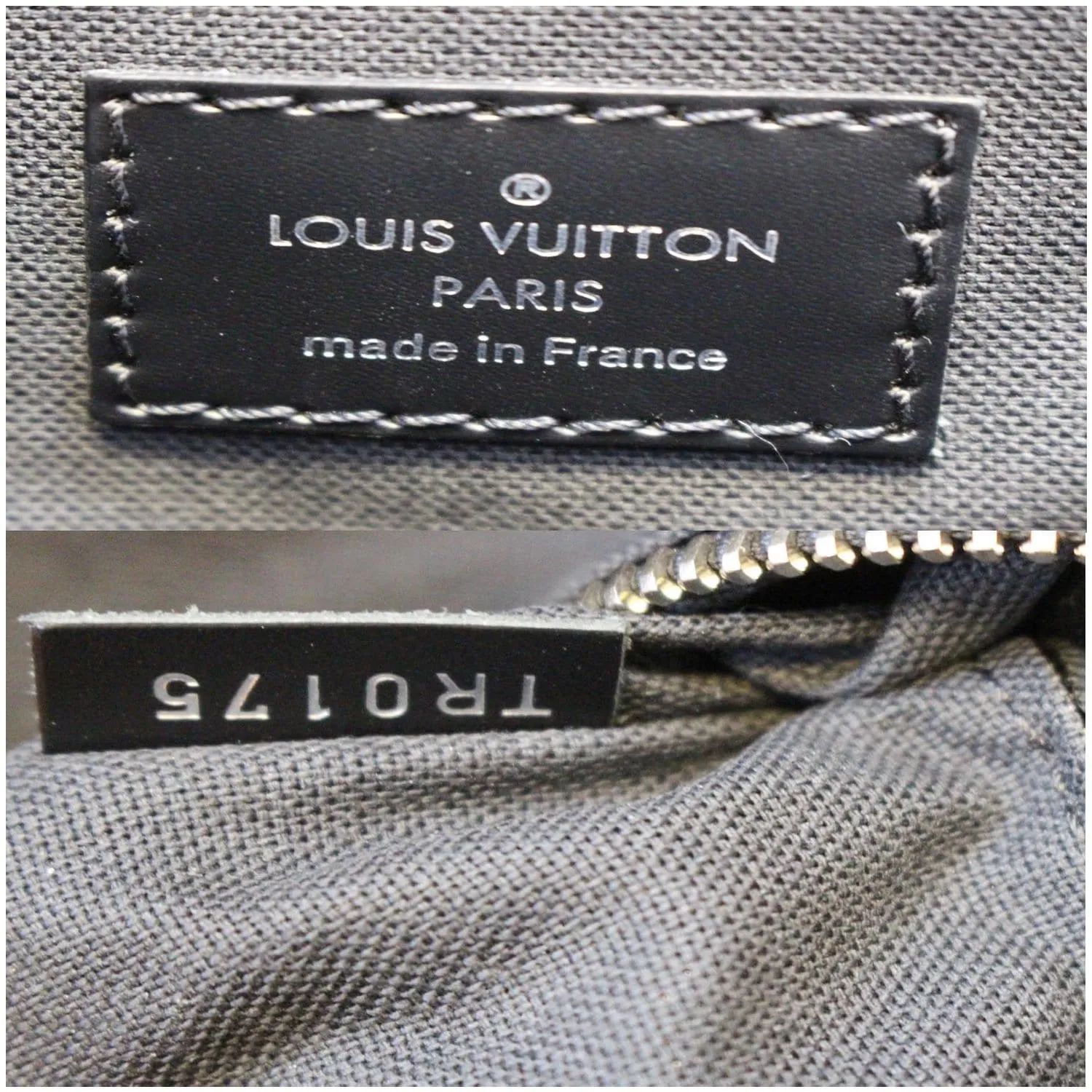 LOUIS VUITTON Christopher PM Damier Graphite Backpack Bag Black