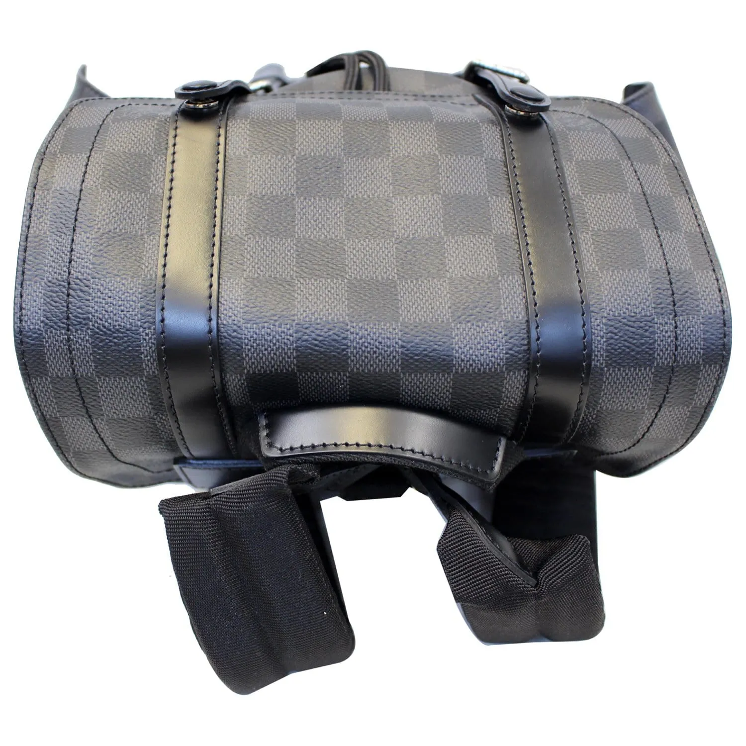 LOUIS VUITTON Christopher PM Damier Graphite Backpack Bag Black