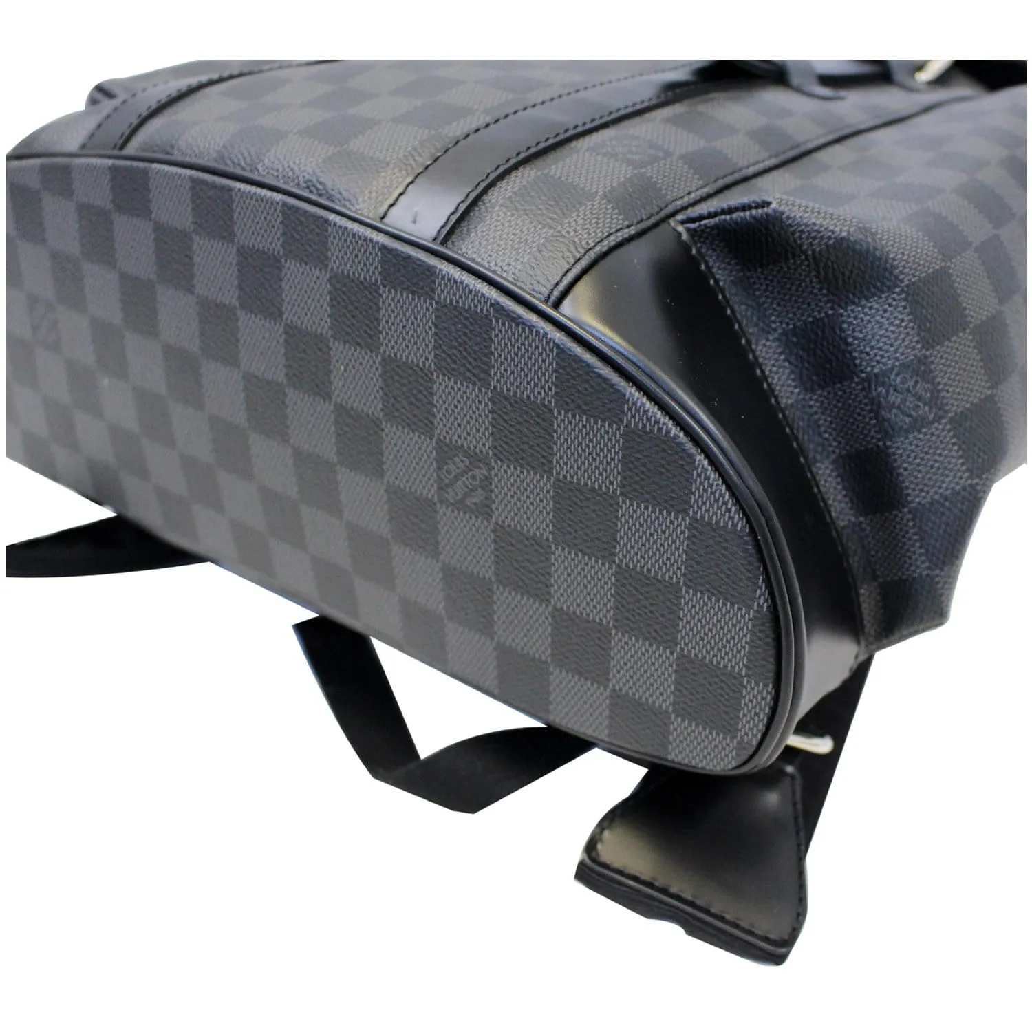 LOUIS VUITTON Christopher PM Damier Graphite Backpack Bag Black
