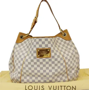 LOUIS VUITTON Damier Azur Galliera GM Satchel Bag